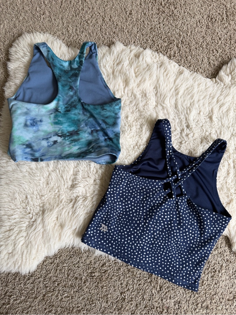 EUC Athletic Crop Tanks | Sz S (6/7) | Athleta & All In Motion - Picture 2 of 5